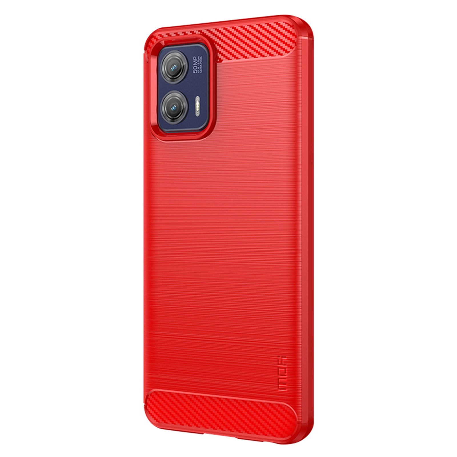 MOFI JK TPU Series-1 For Motorola Moto G73 5G Bump Proof Phone Cover Brushed Carbon Fiber Case TPU Shell MOFI JK TPU Series-1 For Motorola Moto G73 5G Bump Proof Phone Cover Brushed Carbon Fiber Case TPU Shell